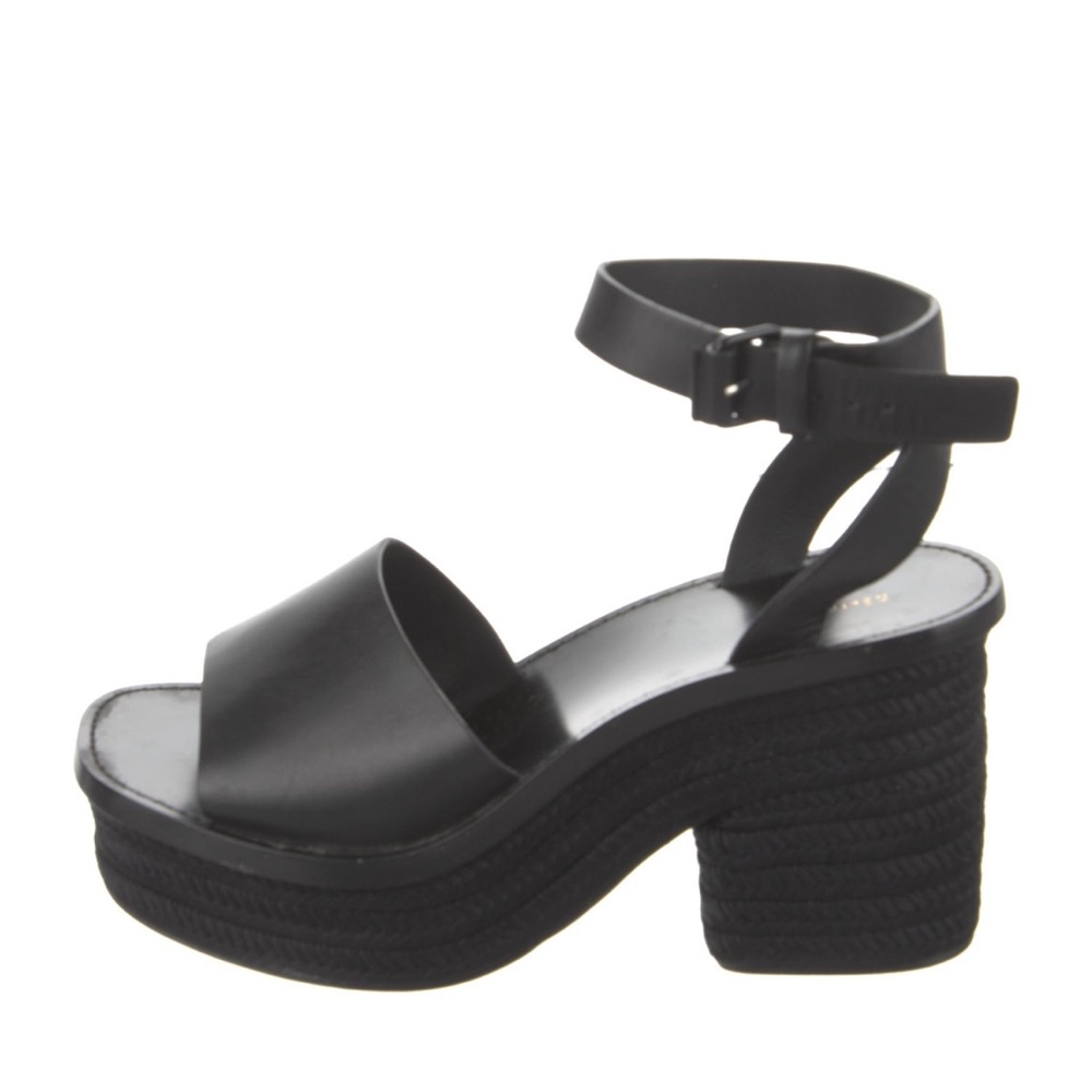 Celine leather block heels 39